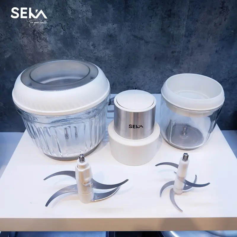 Cối xay đa năng seka, xay thịt, xay củ quả, xay rau bảo hành chính hãng 1 năm Xay Sinh Tố 4