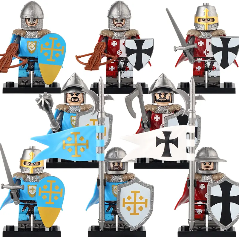 Khối Lắp Ráp, Ngựa Chiến Trung Cổ Hiệp Sĩ Teutonic, Hiệp Sĩ Thần Bí Và Chiến Binh Spartacus, Mô Hình Hành Động Mini Cổ Đại Đồ Chơi Xây Dựng Cho Trẻ Em, DT8901 G0128 G0133 GH0261 GH0262 X0164 X0316 X0320 X0348 3