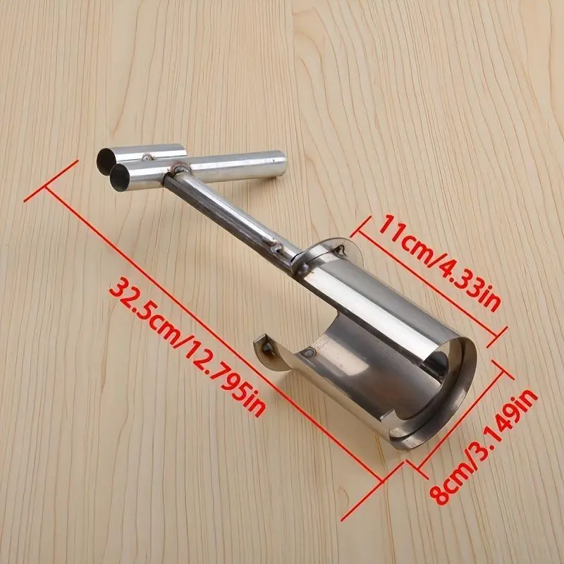 Stainless Steel Garden Transplanting Tool, Handheld Durable Manual Planter for Fruit Trees, Flowers, and Vegetable Seedlings 1
