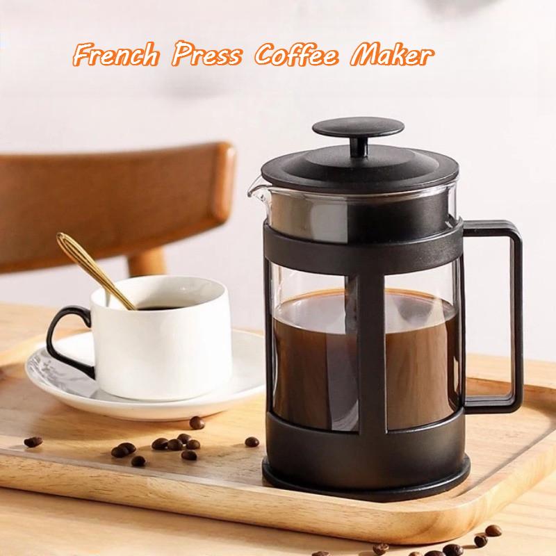 French Press Pembuat Kopi Espresso Press Cerek Set Hadiah Tahan ...