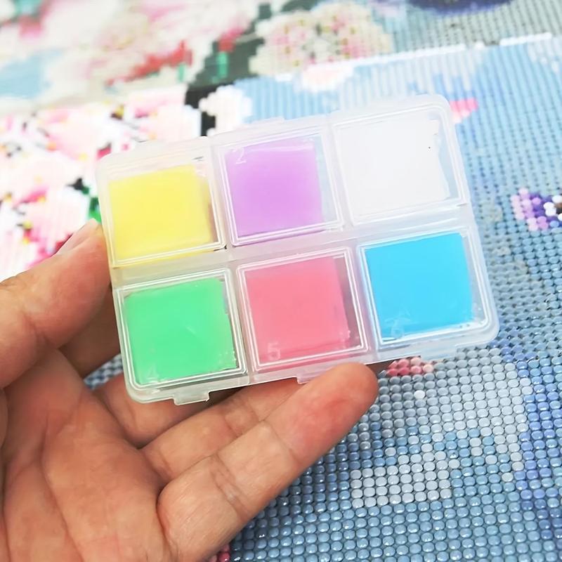 Colorful Diamond Arts Colorful Painting Glue Clay, 30pcs/set Colorful Cross Stitch Drilling Mud, Diamond Arts Colorful Painting Accessories 7