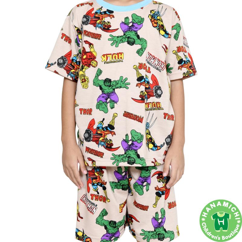Kiminori RINE.ST Setelan Baju Anak Lengan Pendek Celana 4