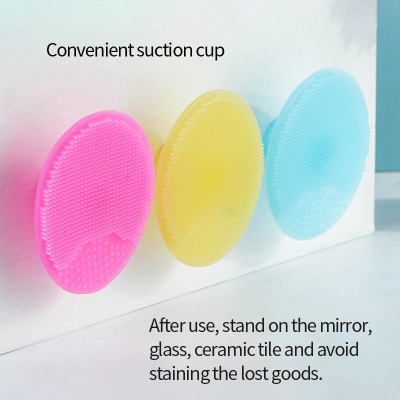 Bàn Chải Gội Đầu Bằng Silicon, Cho Em Bé, Mềm Mại Và Thích Hợp Cho Trẻ Sơ Sinh, Bé Trai Và Trẻ Em, Bàn Chải Tắm, Bàn Chải Mát Xa Gội Đầu Đầu, Có Lược Lau 4
