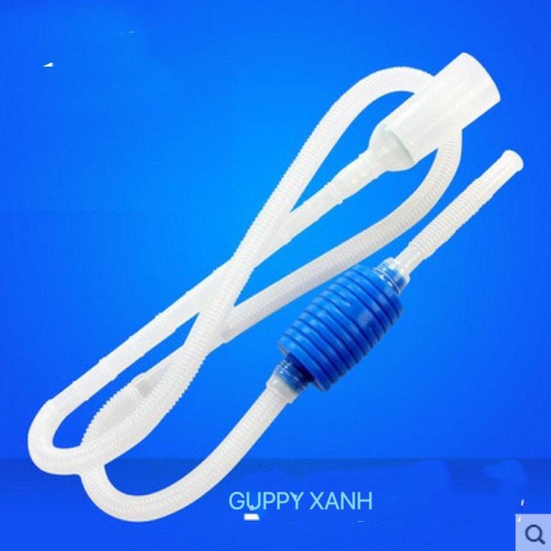 Ống Hút Đáy Thay Nước Hồ Cá - Ống Hút Cặn Đa Năng - Guppy Xanh