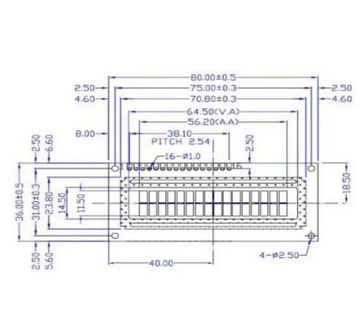 LCD 1602 LCD1602 16x2 Character Yellow Green Screen Backlight 3