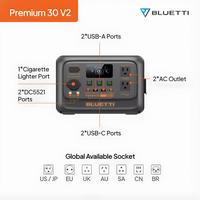Gambar Power Station Portable BLUETTI PREMIUM 30 V2 600W 320Wh Powerbank Genset | Garansi Resmi dari Kanbai Surabaya Kota Surabaya 4 Tokopedia
