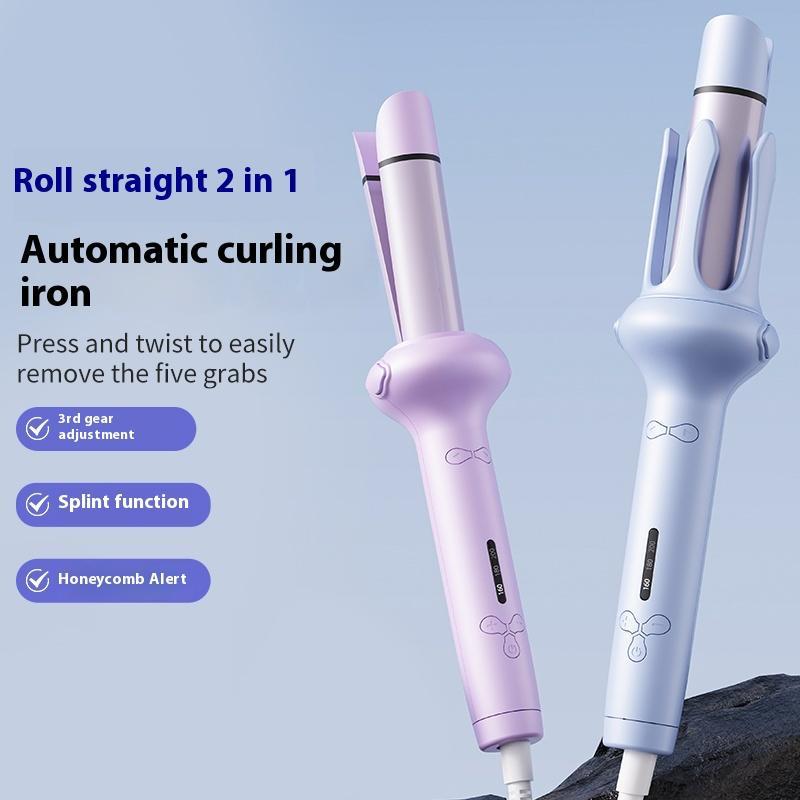 32mm Automatic Two-in-one Curling & Straightening Dual-purpose Curling Iron, Negative Ion Anti-scalding Long-lasting Styling Tool 2