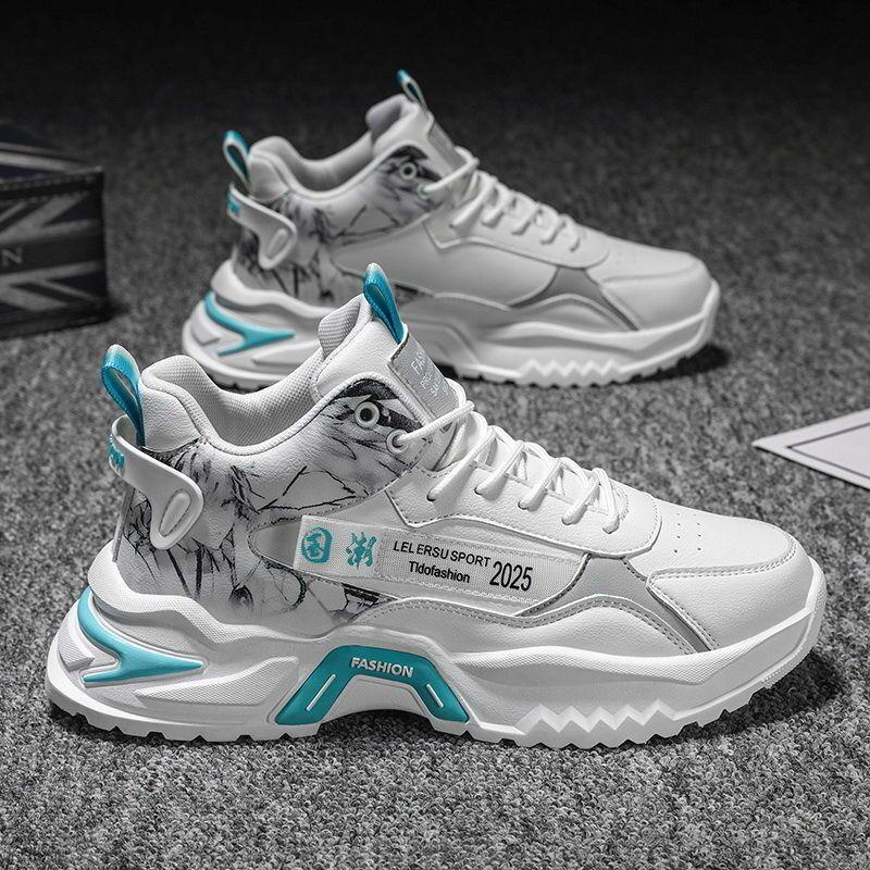 Giày bốt cổ nhỡ nam tăng chiều cao kiểu dáng trẻ trung, phong cách cá tính mẫu hot trend 2023 A760 Shoes Đế Bằng Sneaker