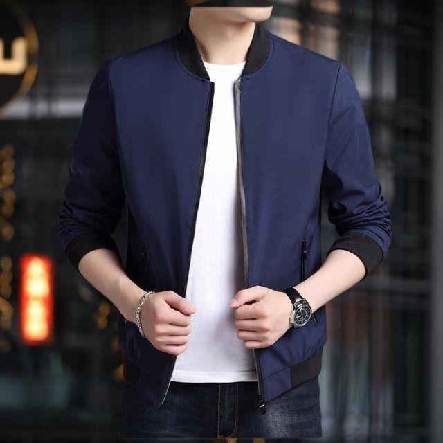 แจ็คเก็ตผ้าอัลบั้ม มีซิป คอปกจีน เหมาะสำหรับผู้ชายและผู้หญิง มีให้เลือกหลายขนาดตั้งแต่ 42-52 เสื้อแจ
