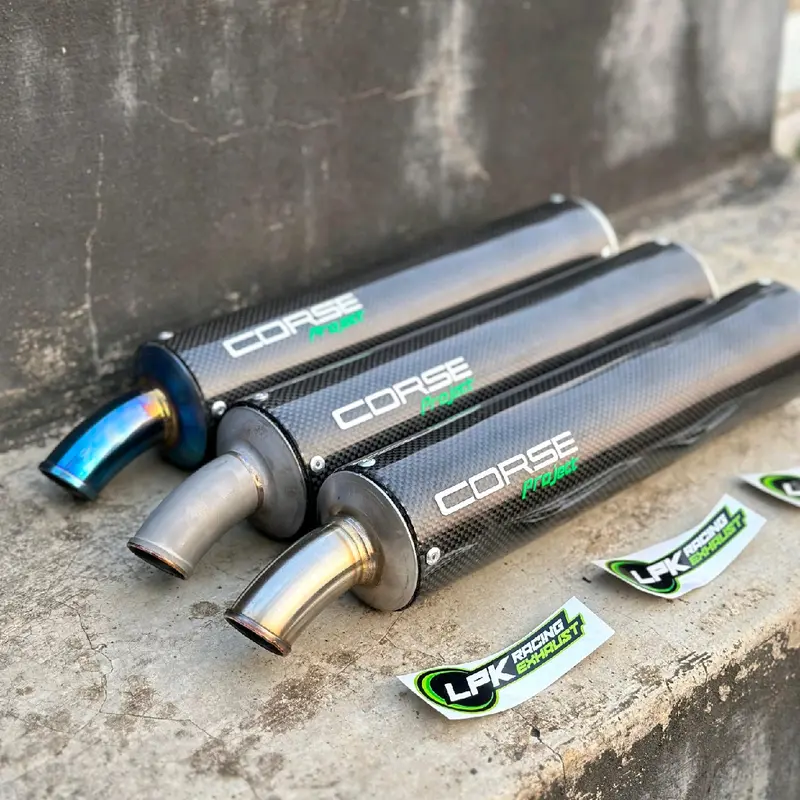 SILINCER NINJA R RR SS CORSE PROJECT KARBON SERAT KEVLAR ASLI UNIVERSAL 0