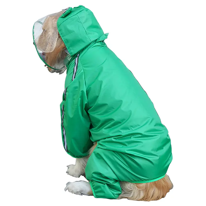 Áo mưa cho chó cưng, HEHUS, Thích hợp cho chó lớn, Trung Bình và Nhỏ, Chống gió và chống mưa, Áo Hoodie cho chó Con, cho áo khoác 7