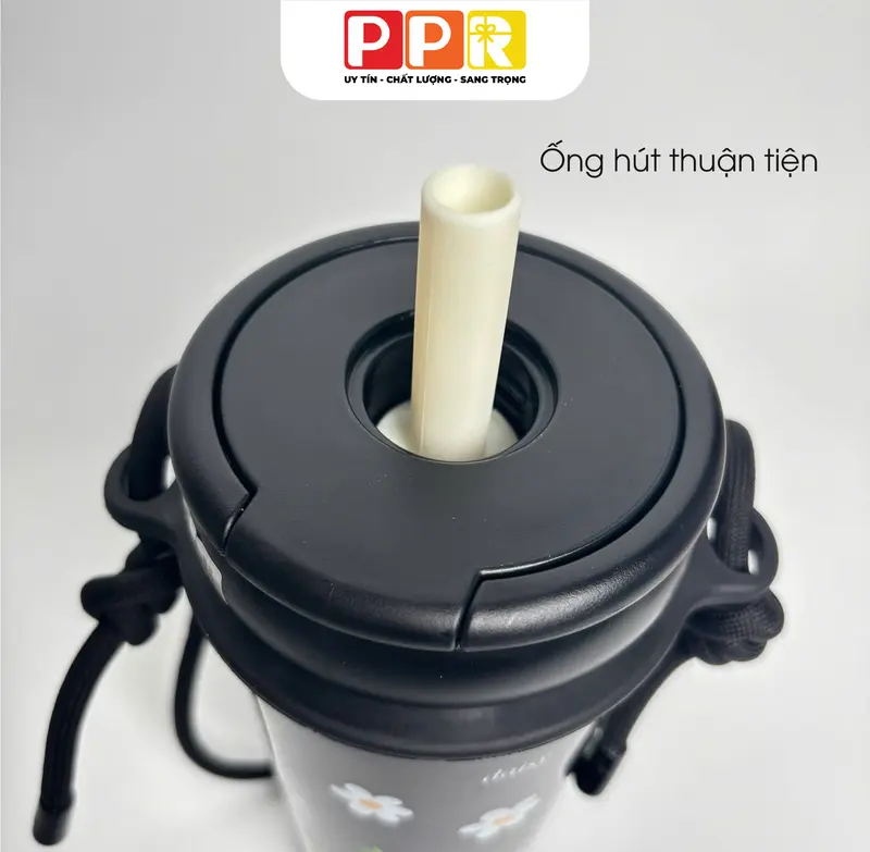 Cốc giữ nhiệt CHAOKU dung tích 720ml có ống hút và lõi lọc trà, inox 316 cao cấp có dây đeo tiện lợi, khắc tên theo yêu cầu 4