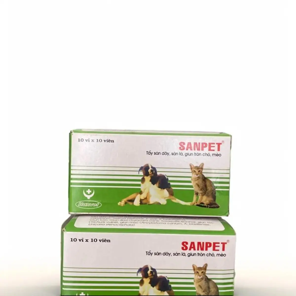 Viên uống Sanpet tẩy giun sán cho chó mèo