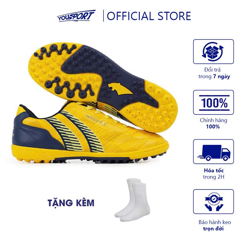 Giày bóng đá Pan Vigor X Thunder TF (tặng kèm tất thể thao) sân cỏ nhân tạo - yousport