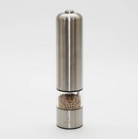 Gambar MERKO Banda elektrik pepper salt grinder one touch stainless body - Gilingan lada/ garam tenaga batery satu tombol bisa atur kehalusan - grinder lada putih dari Maharaja Coffee Kota Administrasi Jakarta Pusat 3 Tokopedia