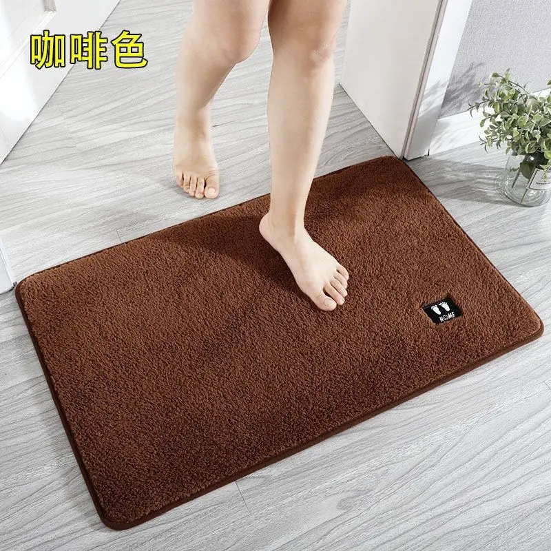 Thảm Chống Trượt, Mỏng Và Mềm, Thích Hợp Cho Phòng Tắm Gia Đình, Thảm Trải Sàn Thấm Hút, Thảm Cửa Phòng Tắm, Có Thể Tùy Chỉnh, Có Thể Giặt Bằng Máy