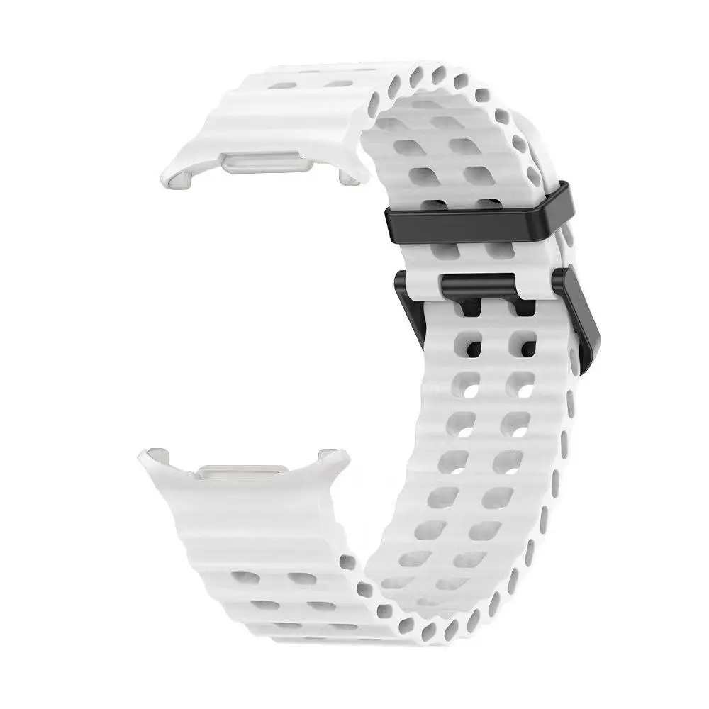 Silicone Single Color Breathable Strap For Samsung Galaxy Watch Ultra