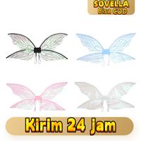 Gambar Elf Wing Butterfly Fairy Wings Sayap Peri Anak Transparan Hologram Kostum Karnaval Cosplay Pesta Foto Performance Anak Dewasa - Putih dari sovella.id. Kota Cimahi 1 Tokopedia