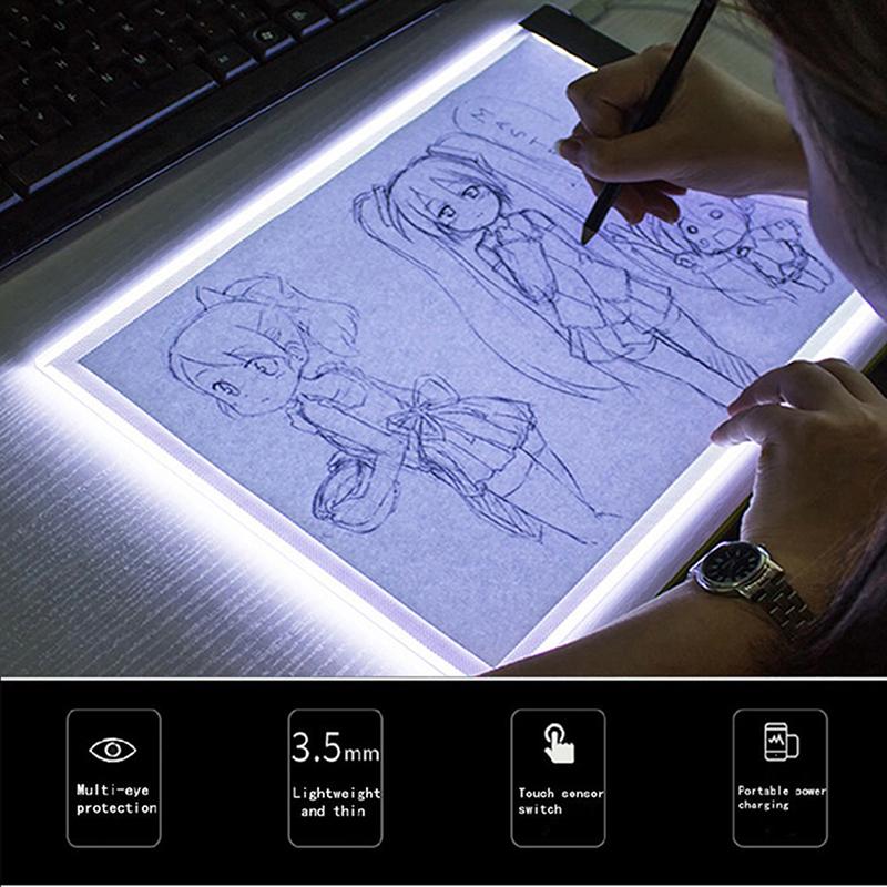 Product Introduction of Bảng Stencil Nghệ Thuật LED, Kích Thước A5, Hộp Đèn, Hộp Đựng USB, Bàn Vẽ Theo Dõi, Đệm Có Thể Điều Chỉnh 37
