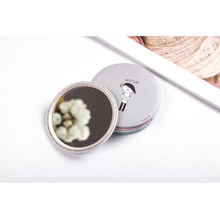 Gương Trang Điểm Mini Cầm Tay Hàn Quốc Siêu Kute Nhiều Mẫu 4