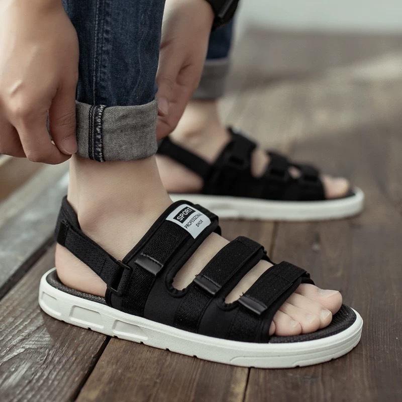 Product Introduction of (Quai sau có thể tháo)  Sandal Nam & Nữ Unisex 3 quai Zonal Đế Êm Ôm Chân Cao 2,5cm Cao Su DéP Đế Bằng Quai Hậu Shoes GiàY 15
