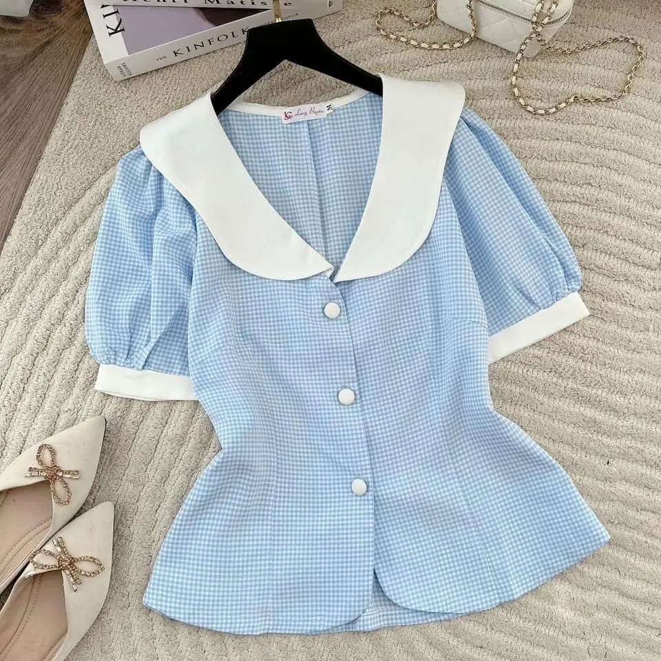 Áo peplum caro vải thái mềm mát che bụng che khuyết điểm tốt