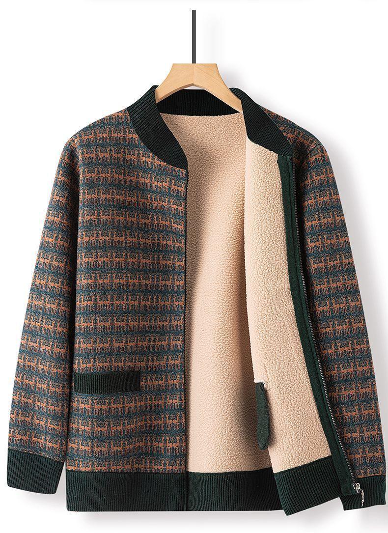Product Introduction of Quần Áo Mùa Xuân Và Mùa Đông Cho Mẹ, Áo Hoodie Nhung Mới, Dành Cho Phụ Nữ Trung Người Già, Áo Cardigan Có Khóa Kéo, Phong Cách Phương Tây Thường Ngày Thích Hợp Cho Phụ Nữ Trung Người Già Và Cao Tuổi, Áo Khoác Mùa Thu 10