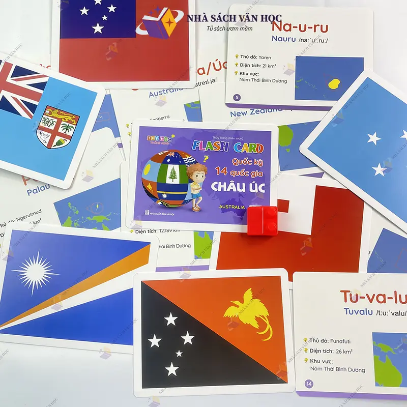 Sách - Flash Card Quốc Kỳ Các Quốc Gia Trên Thế Giới - Thẻ Học Thông Minh 2