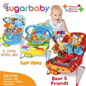 Sugar Baby Premium Healthy Bouncer Bayi 3 Recline / SUGAR BABY Bear & Friends / SUGAR BABY Great Beach Day / SUGAR BABY Fun Dino / BOUNCER BABY / SUGARBABY