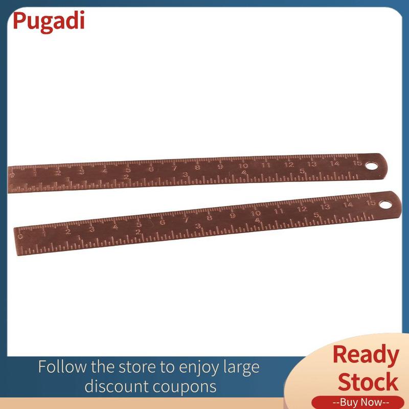 2pcs Durable Student Learning Tools Pocket Ruler Straight Ruler ...
