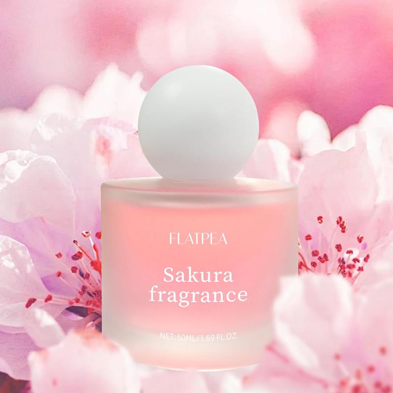 Elegant Sakura Fragrance Spray for Women, Long Lasting Fragrance for Birthday Gifts, Natural Refreshing Perfume Mist for Daily Use 6