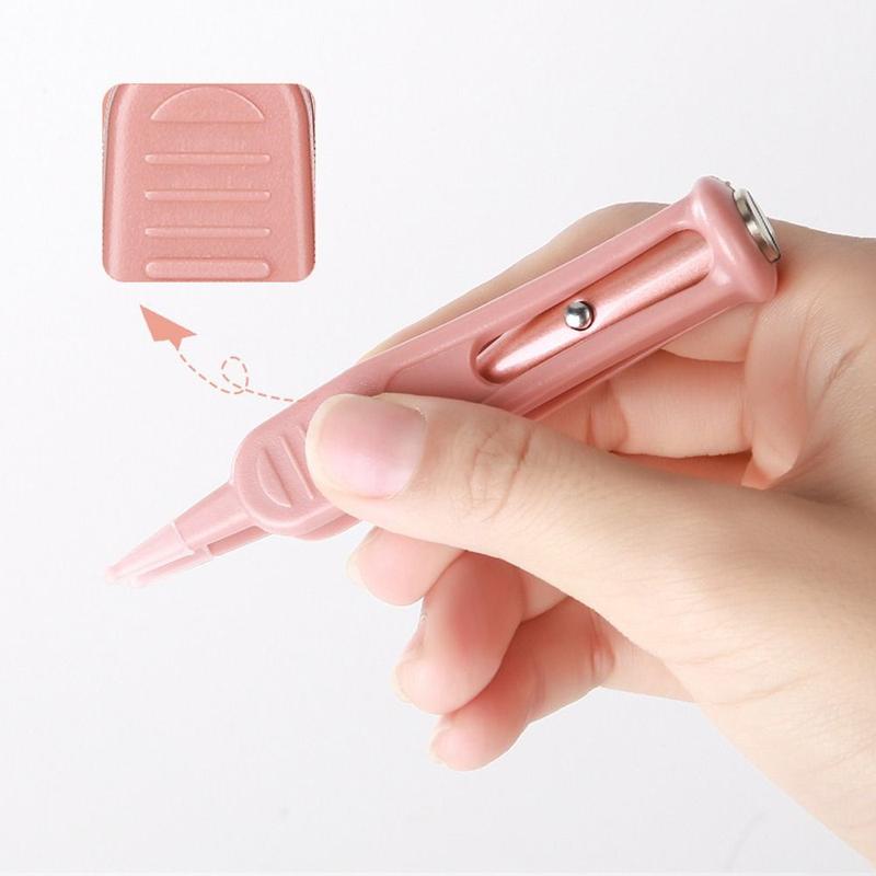 faninfan Clean Ear Nose Navel LED Light Baby Dig Booger Clips Plastic Infants Nose Safe Tweezers Cleaning Tweezer 5