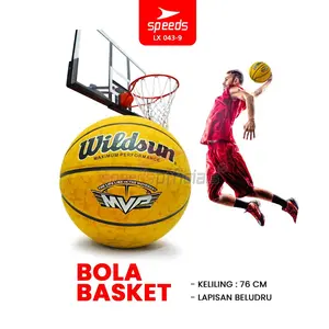 Bola Basket 76cm Olahraga Basketball Original Ekskul Basket Natural Rubber 043-9