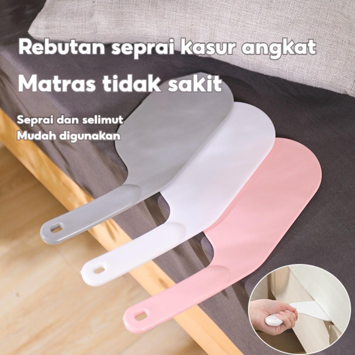 Alat Pasang Seprai & Penjepit Sprei Anti Melar - Alat Perata, Penahan dan Pemberat Sprei untuk Kasur dan Kamar Tidur