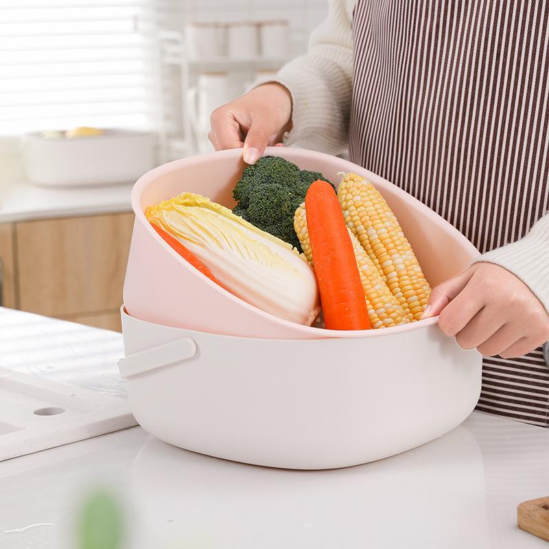 Bộ thau rổ quai xách cao cấp Inochi - 27cm - Đa năng, tiện lợi, cao cấp, sang trọng