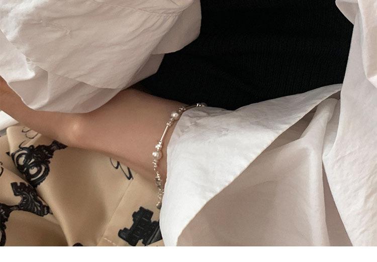 Product Introduction of 2025 New Clear Cold Wind Baroque Pearl Bracelet for Women, Small and Exquisite Handmade, Student Bracelet, Gift for Best Friends tahitian  pearl oriental  pearl 49