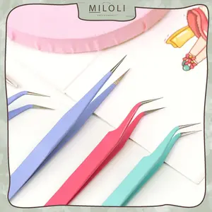 [MILOLI] Tweezer MACARON Color Jepitan Jepit Sticker Scrapbook Tools Penjepit Stiker - F0021