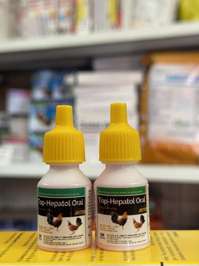 Product Introduction of Top-Hebatol Oral giải đ.ộ c gan, Thận, bổ gan, lợi mật, mau ăn chống lớn. Gà tre 2-3 giọt, gà lông 3-5 giọt dùng 3-5 ngày (thuốc bổ dùng cho gia súc, gia cầm) 8
