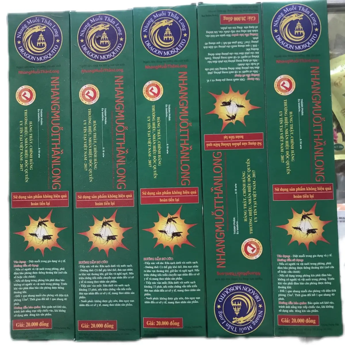 Nhang muỗi thần Long không hiệu quả hoàn tiền