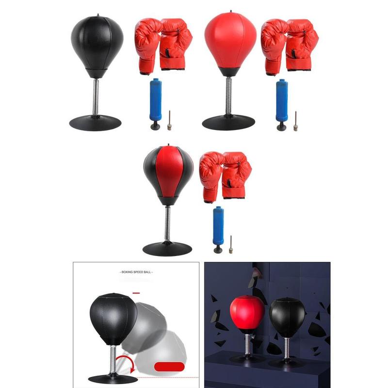 Boxing Reaction Ball with Gloves Speed Bag for Workout Fitness - TikTok ...