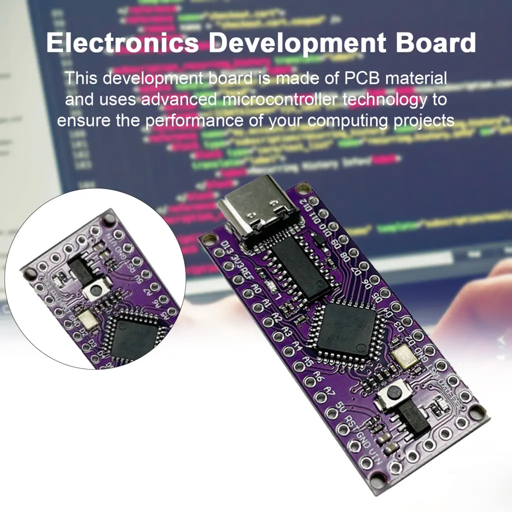 tecerei- Diy Electronics Kit Universal Microcontroller Pcb Development Board for Diy Electronics Usb Development Board