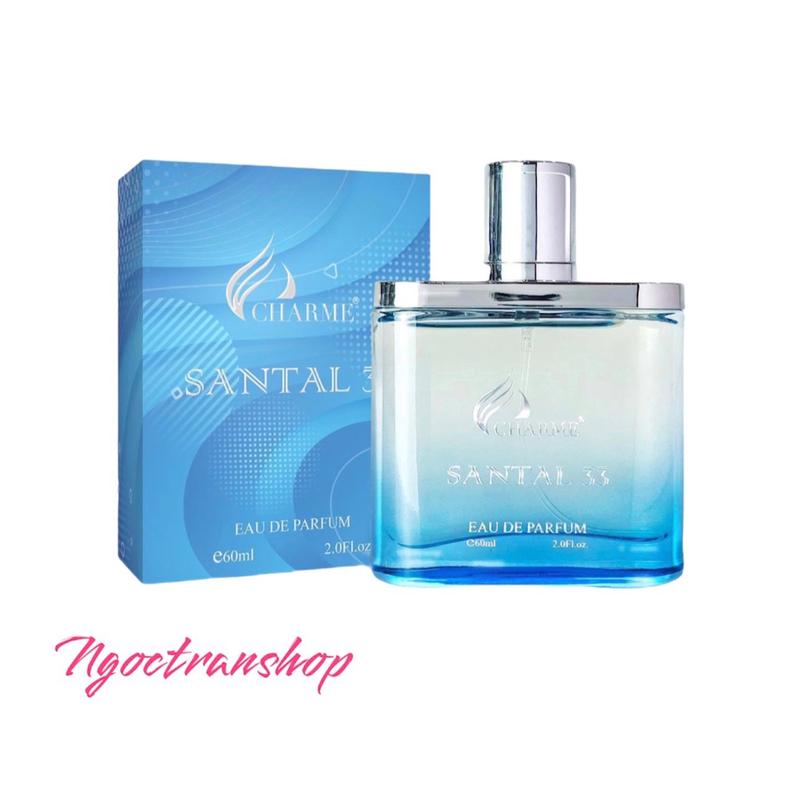 NƯỚC HOA NAM CHARME SANTAL 33 60ML Perfume Xịt Thơm Xịt Thơm Cosmetic