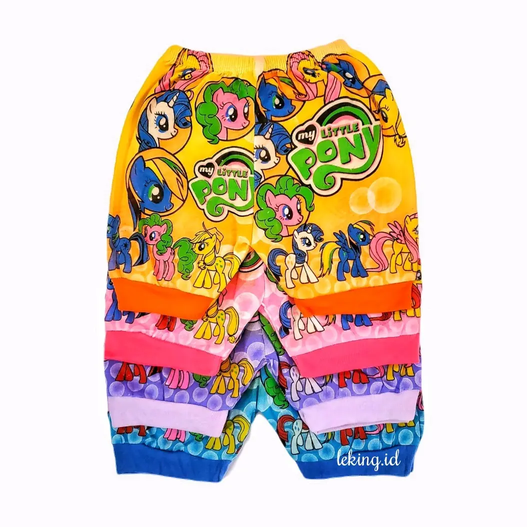 GROSIR 12 PCS ( 1 LUSIN ) CELANA PENDEK ANAK MOTIF KARTUN LOL / LIL PONY