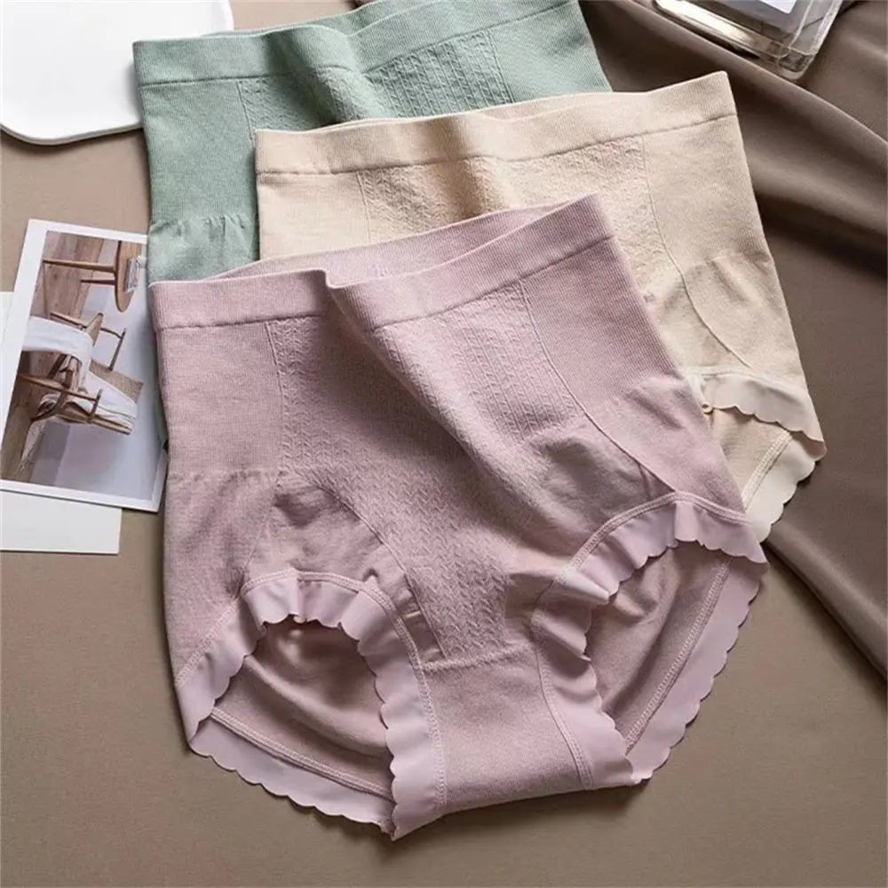 Đồ Lót Nữ Cạp Cao Quần Lót Nâng Hông Bó Eo, Mềm Mại Và Thoáng Khí, Quần Lót Trơn Quần Định Hình Nữ Định Hình Cơ Thể, Hàng Mới Về Năm 2024