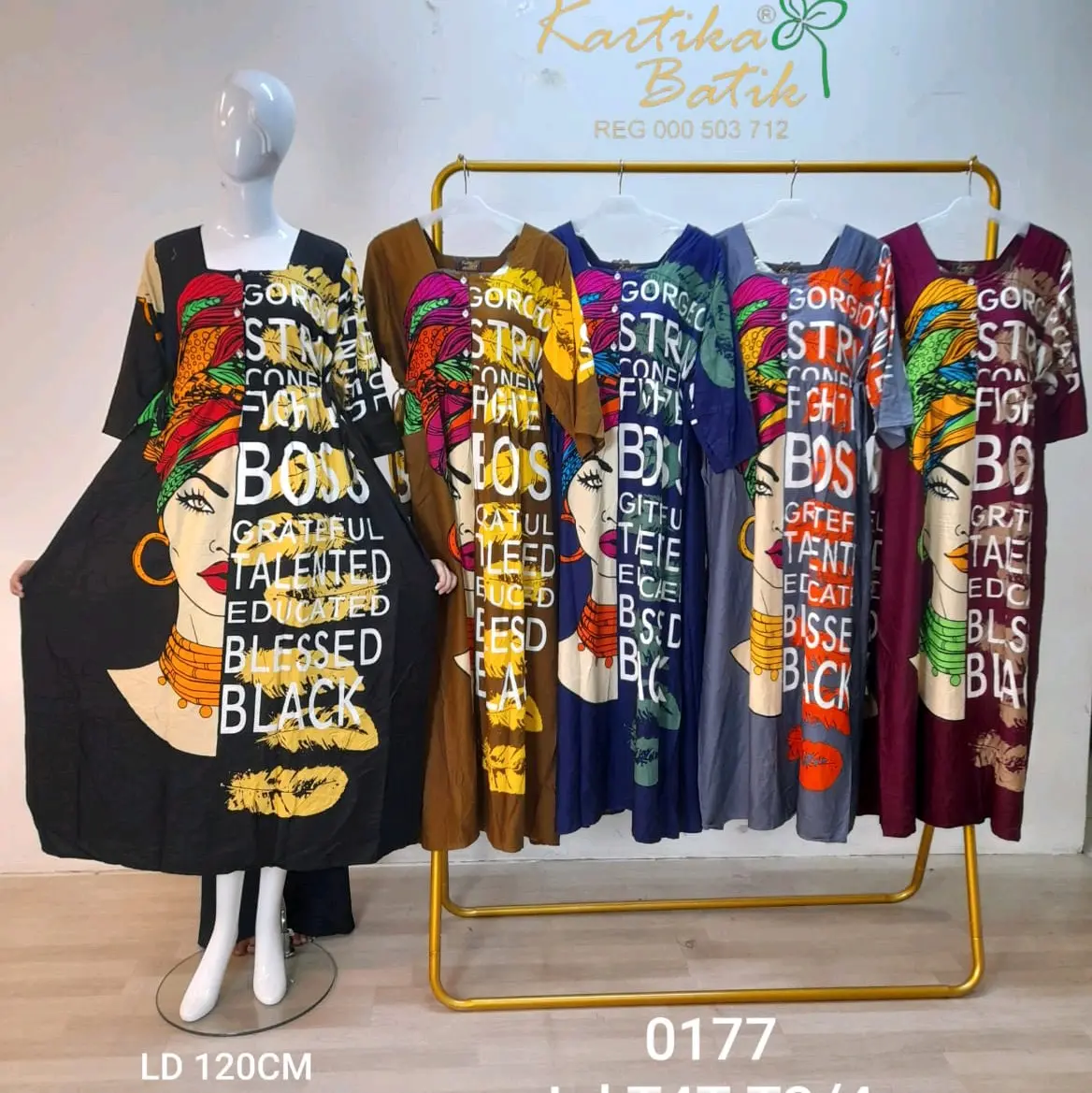 LONGDRESS SELEBEW TANGAN 3/4