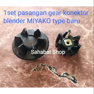 KONEKTOR + GIGI GEAR BLENDER MIYAKO BARU ORIGINAL MODEL BARU GIGI PLASTIK BL 101 102 151 152 501 KONEKTOR + GIGI GEAR BLENDER MIYAKO BARU ORIGINAL MODEL BARU GIGI PLASTIK BL 101 102 151 152 501