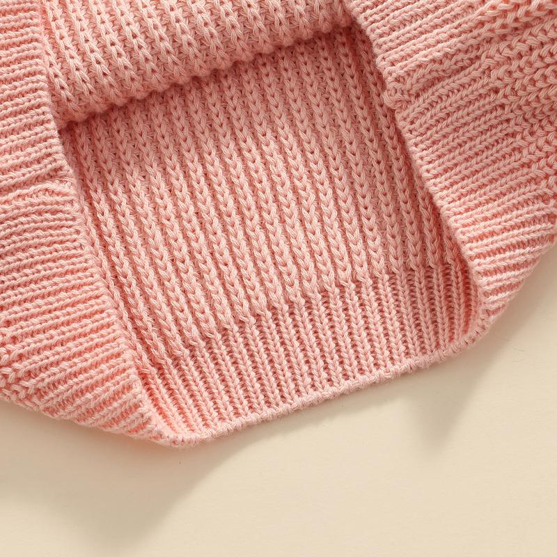 Product Introduction of Baby Solid Color O-neck Sweater, Loose Fit Long Sleeve Knitted Pullover for Autumn, Winter 40
