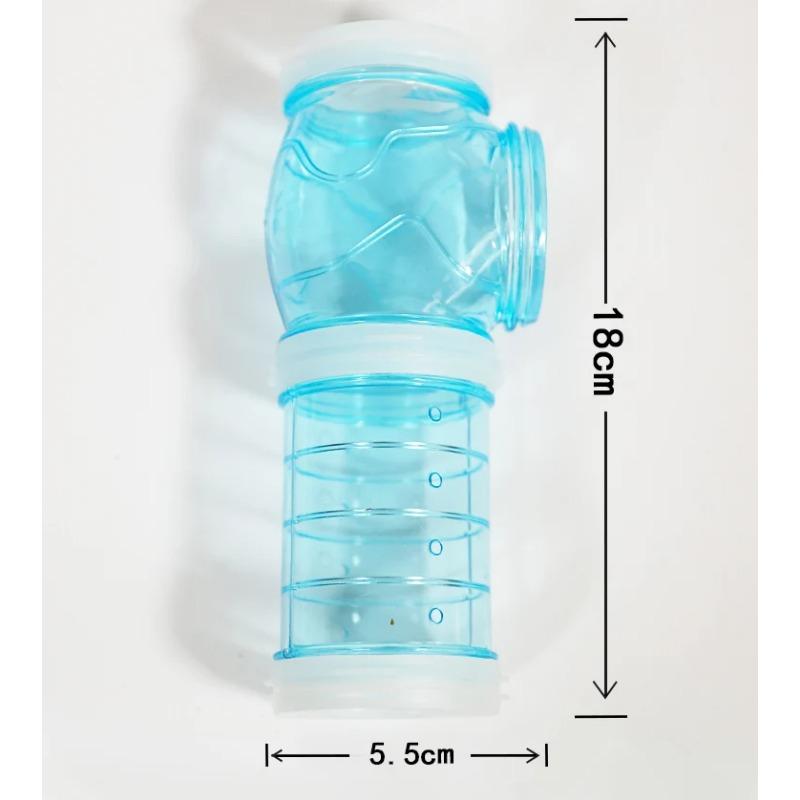 Product Introduction of 8 Pcs/set DIY Hamster Tunnel Toy Pet Sports Training Pipeline Transparent Runway Toy Pet Hamster Game for Small Animal Accessori 4