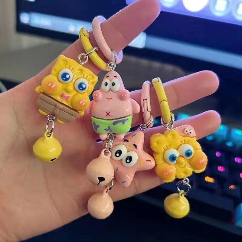 Product Introduction of Dây Chuyền Chìa Khóa SpongeBob Patrick Star, Mặt Dây Chuyền Hoạt Hình Dễ Thương, Phụ Kiện Ba Lô Cho Bé Gái, Quà Tặng Bạn Thân, Cầm Tay, Phát Hành Mới Năm 2025 5