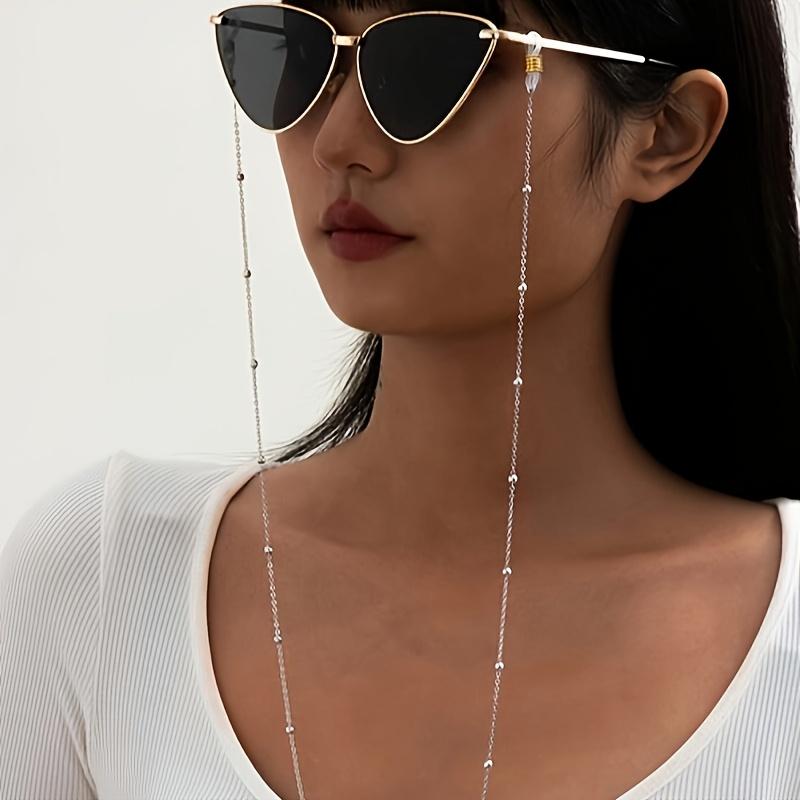 1pc Bohemian Style Metal Beaded Eyeglass Chain - Anti-Slip Holder for Women, Durable Zinc Alloy, Perfect Daily Wear & Decorative Accessories, Everyday Accessory|Bohemian Accessory|Durable Alloy jewelry 5